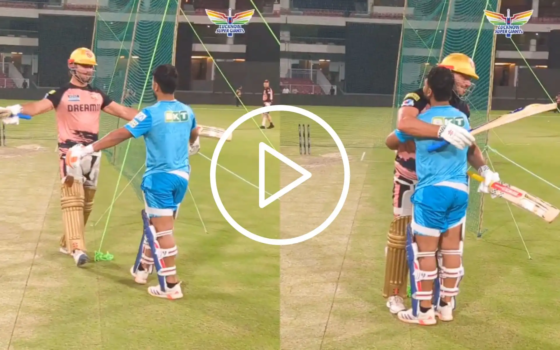DC Bros Reunite! Rishabh Pant Gives Warm Hug To Marcus Stoinis Ahead Of PBKS Vs LSG Match